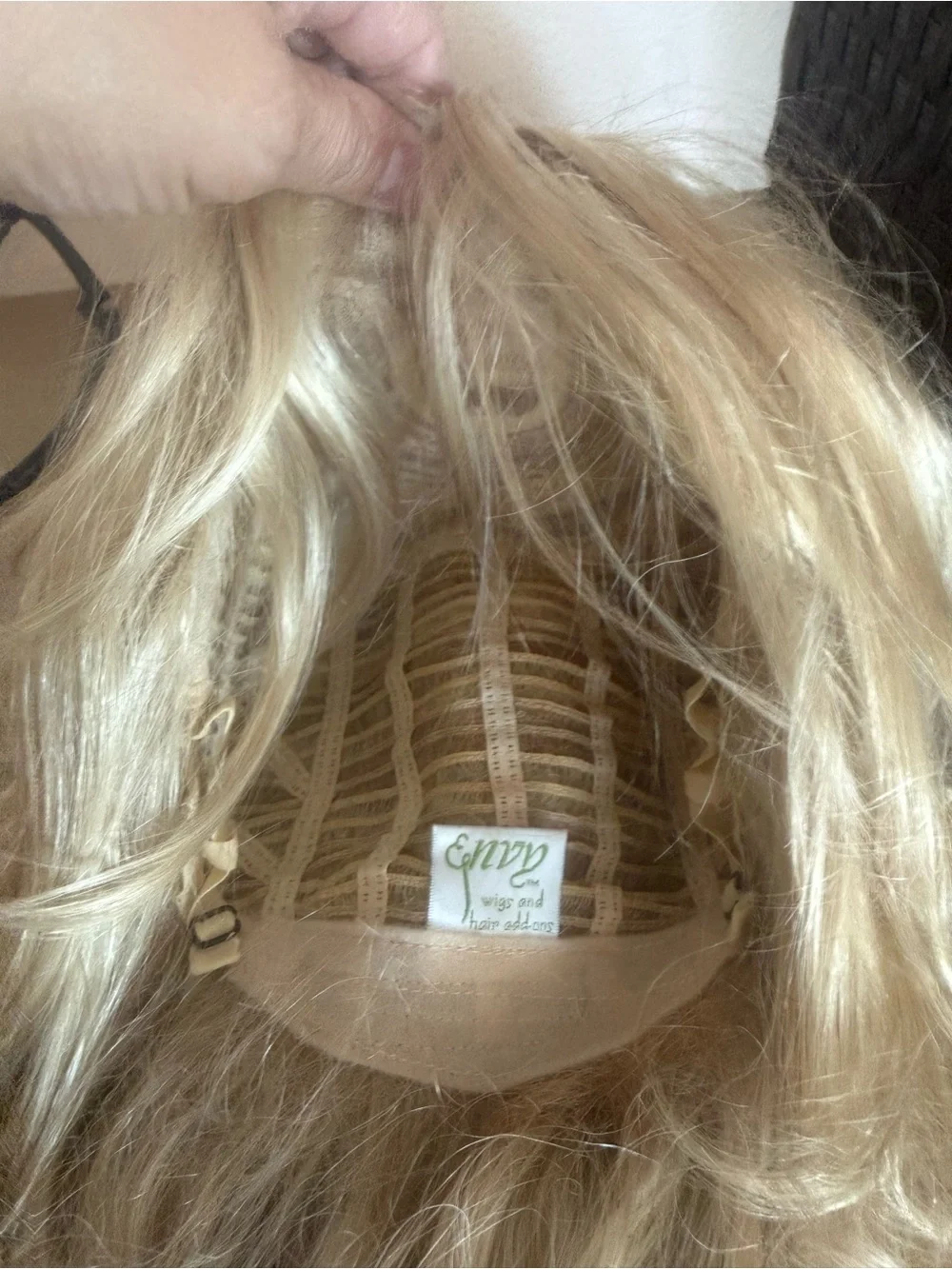 Envy Curly Blonde Short Wig by (unspecified) - Light Blonde